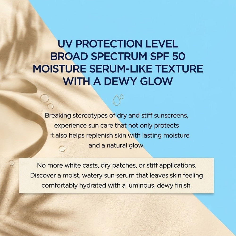 Hyalu Cica Water Fit Sun Serum Lightweight Korean Sunscreen for Daily Use