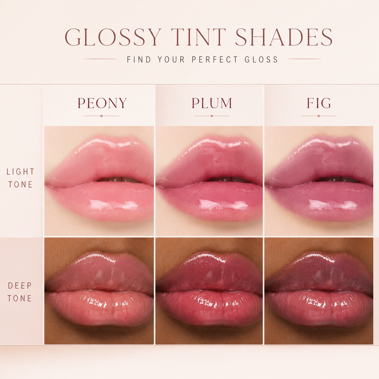 2-in-1 Hydrating Lip Oil Stain for Natural Tint & Glass-Like Shine