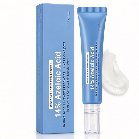14% Azelaic Acid Cream Niacinamide Vitamin C Calm Acne Redness Hydrating for Acne Prone Skin