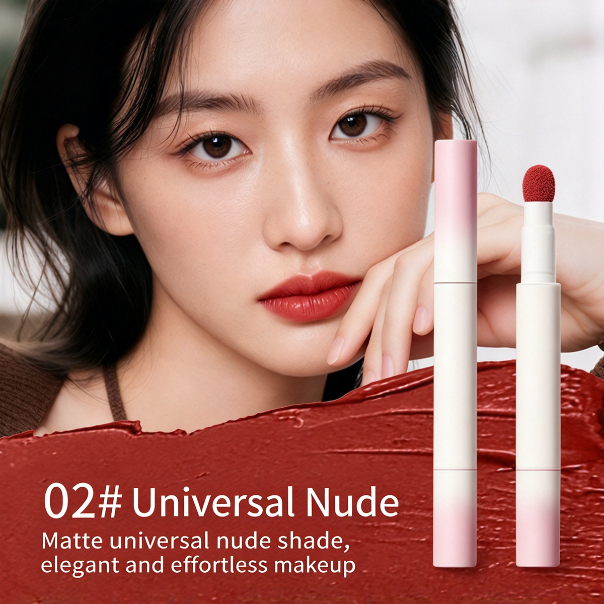 Cushion Matte Lip Cream, Soft Velvet Blur Finish