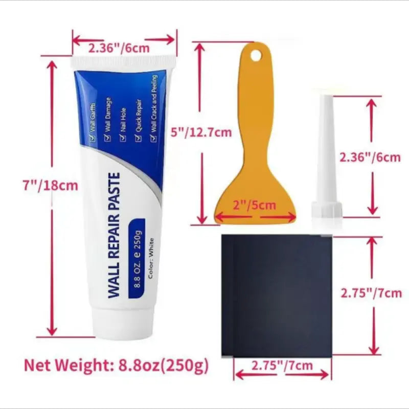 Waterproof Drywall Patch Repair Kit for Wall Crack and Hole Repair