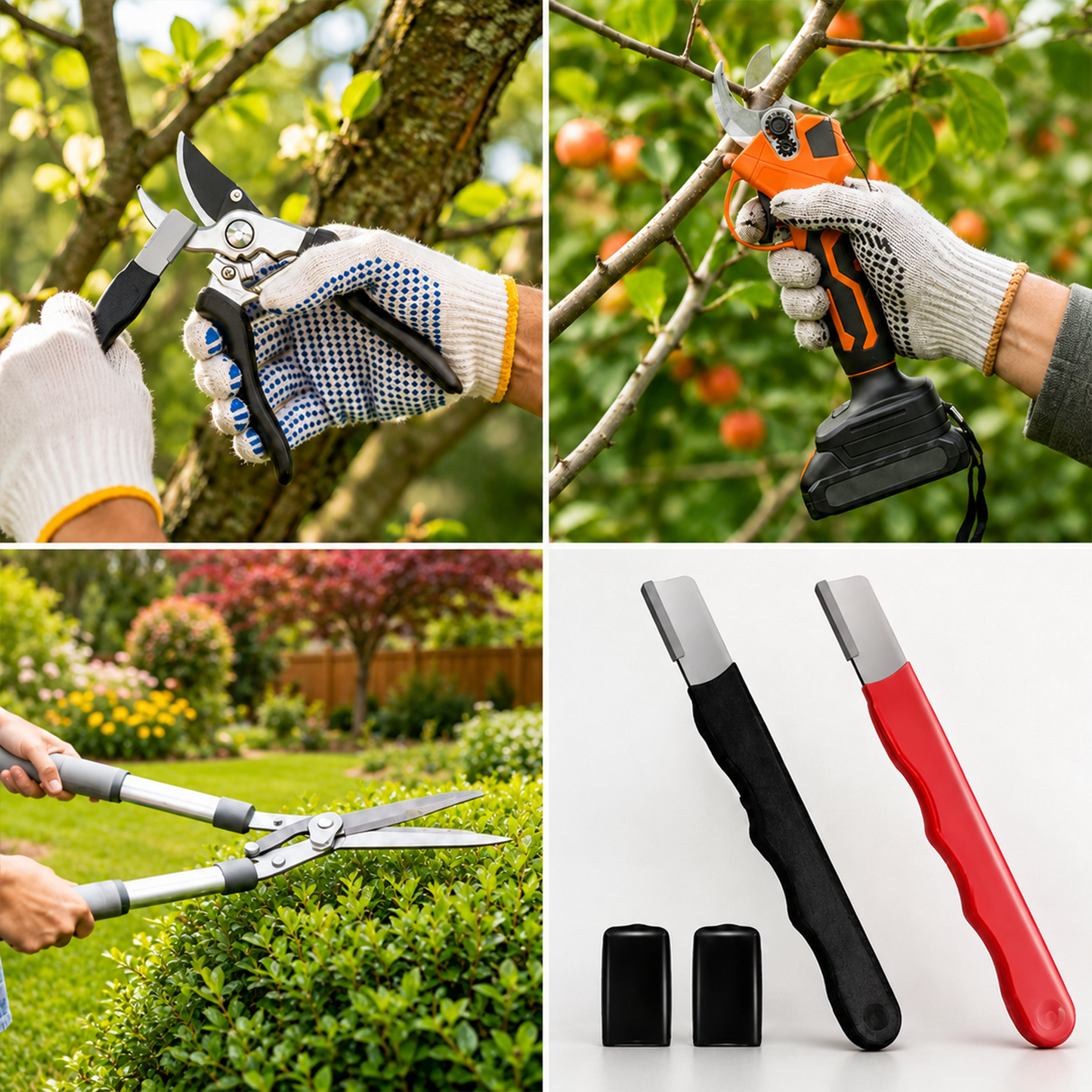 Professional Knife Sharpener Set for Kitchen Blades and Garden Shears