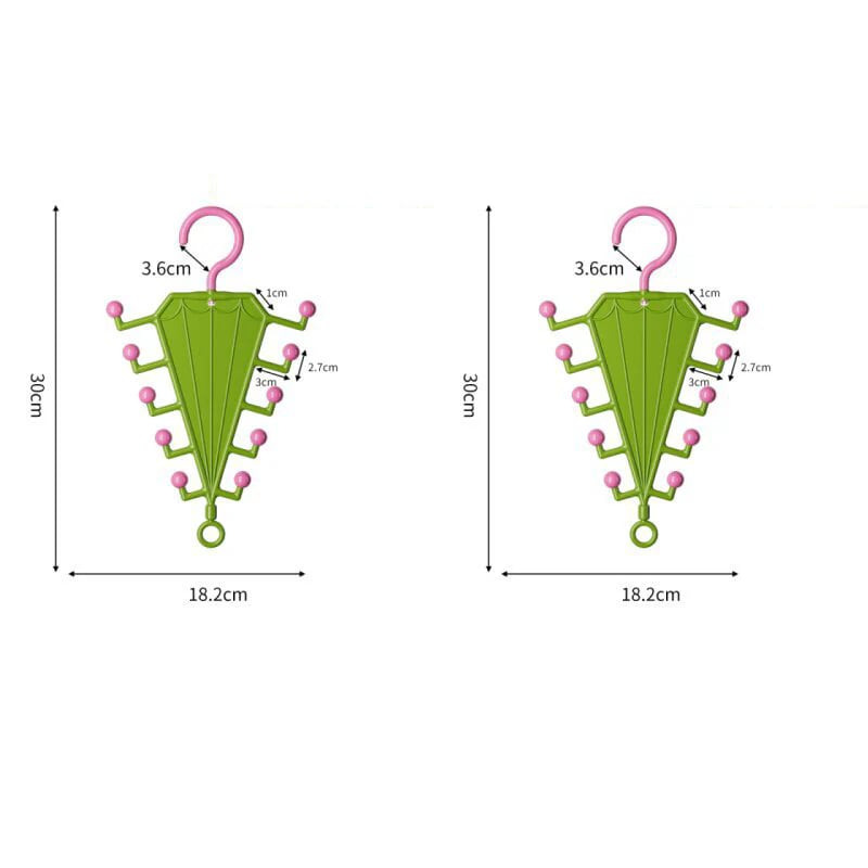 V-Shaped Double-Sided Multi-Purpose Hanger Organizer