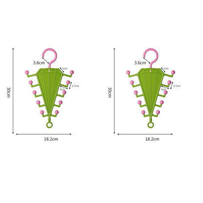 V-Shaped Double-Sided Multi-Purpose Hanger Organizer