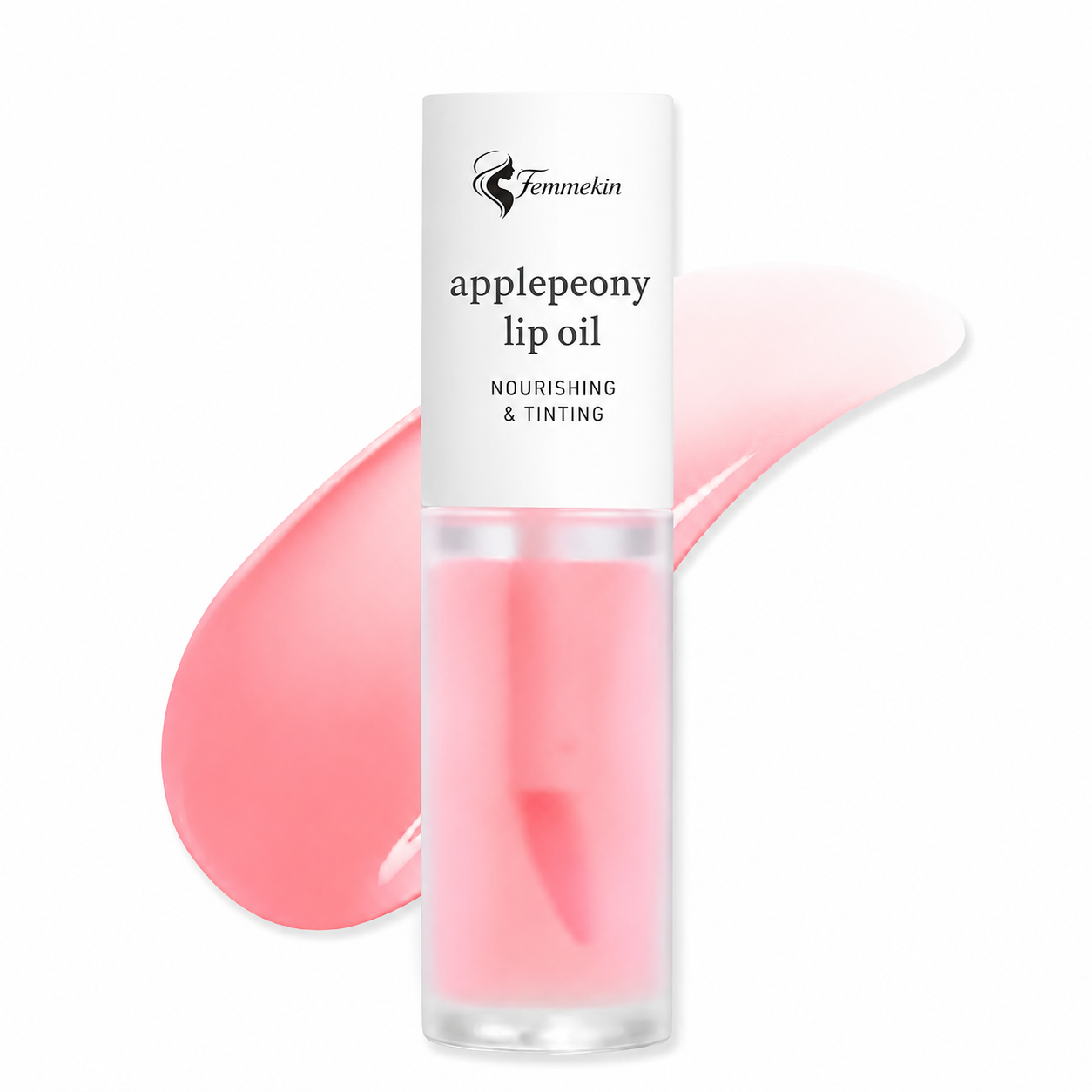 2-in-1 Hydrating Lip Oil Stain for Natural Tint & Glass-Like Shine