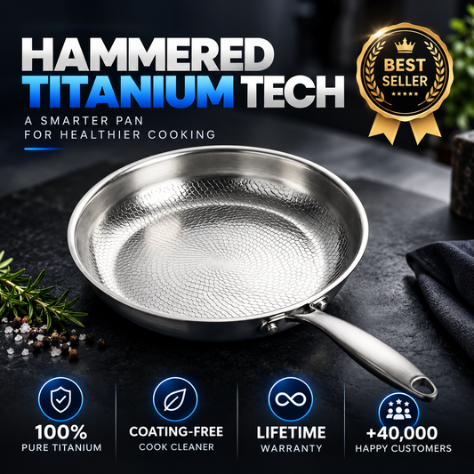Femmekin Pure Titanium Frying Pan – Durable High-Heat Everyday Cookware