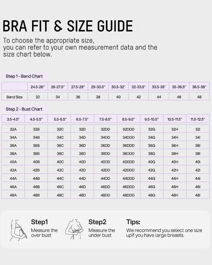 Front Closure Mesh Support Bra