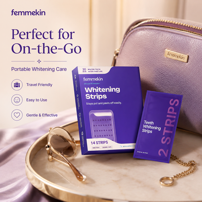 Femmekin™ Purple Teeth Whitening Strips