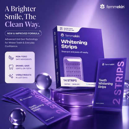 Femmekin™ Purple Teeth Whitening Strips