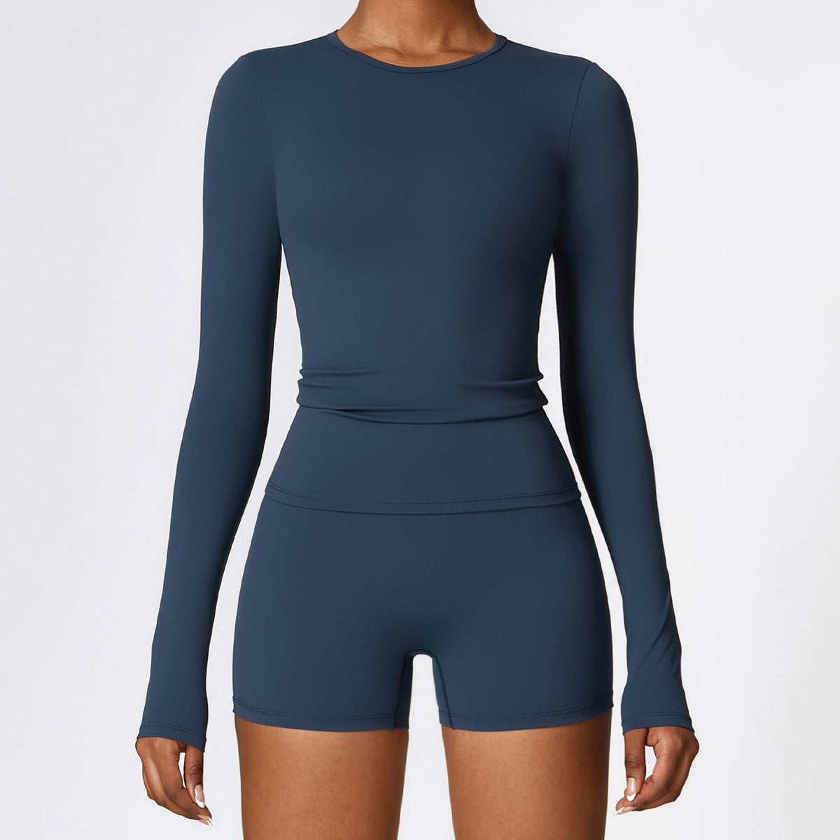 Soft Single-Layer Basic Long Sleeve Shirts See Through Breathable Wear Casual Sporty Shirt