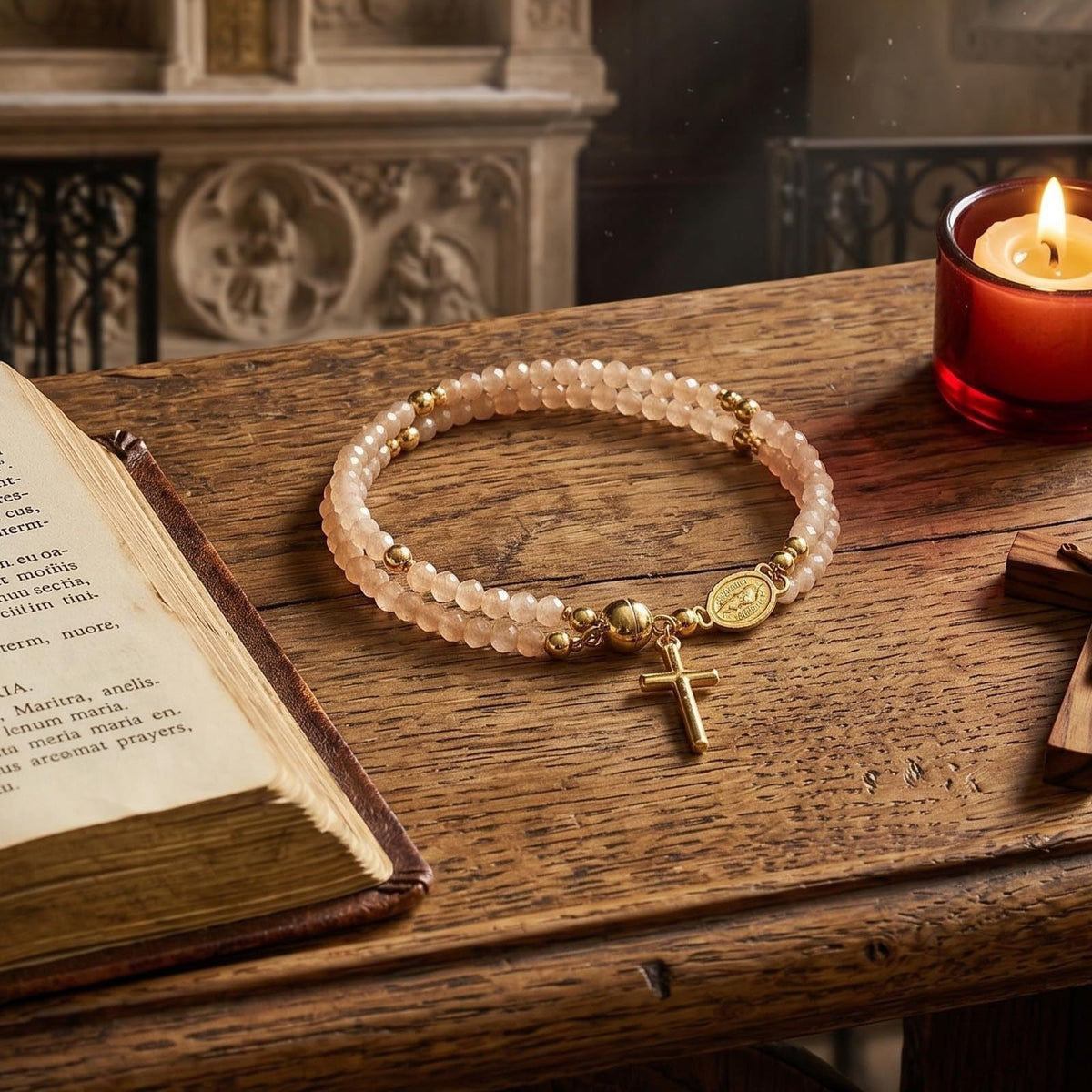 Handcrafted rosary bracelets -  A Warm Companion for Your Faith Journey📿