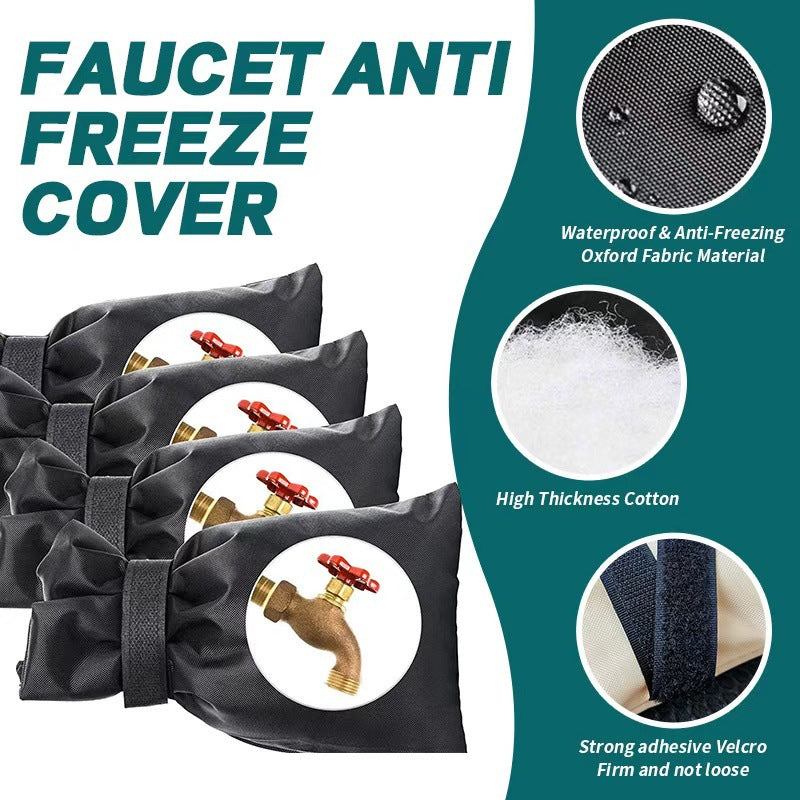 ❄️ Outdoor Faucet Cover | Winter Freeze Protection Insulated Spigot Protector