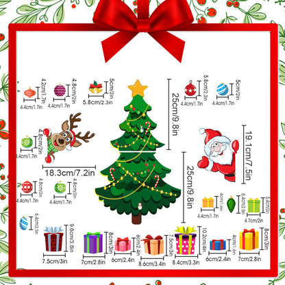 🎄 Christmas Fridge Magnets – 23-Piece Holiday Makeover