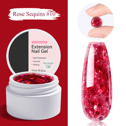 💅 Solid Nail Extension Builder Gel — Non-Flowing, Easy to Use 🥳