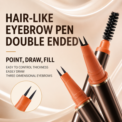 Water Resistant Dual Tip Brow and Beard Pen