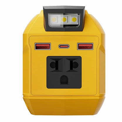 250W Power Inverter for 18V-21V Battery with USB & DC Output