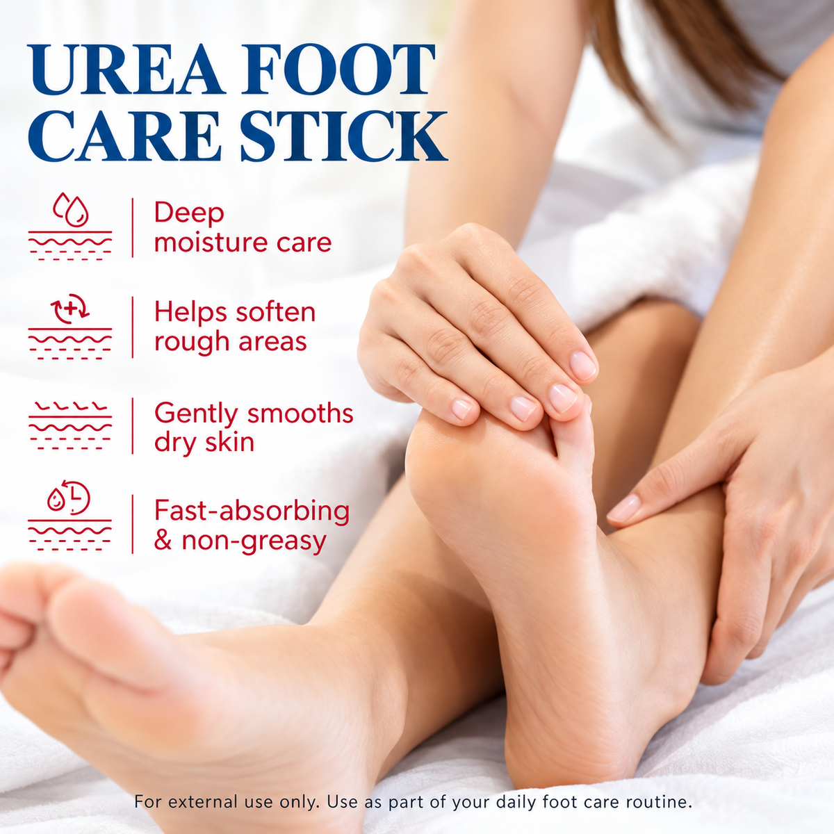 40g Urea Foot Care Stick, Moisturizing Hydrating Foot Care Cream