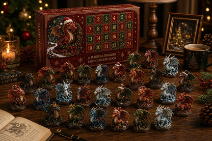 🐉💥 24 Days of Dragons Advent Calendar – 24 Unique Dragons, 24 Magical Christmas Surprises 🎄✨