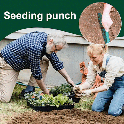 35% OFF🌱Garden Seed Spacer & Dibbler – 12-Hole Precision Planting Tool