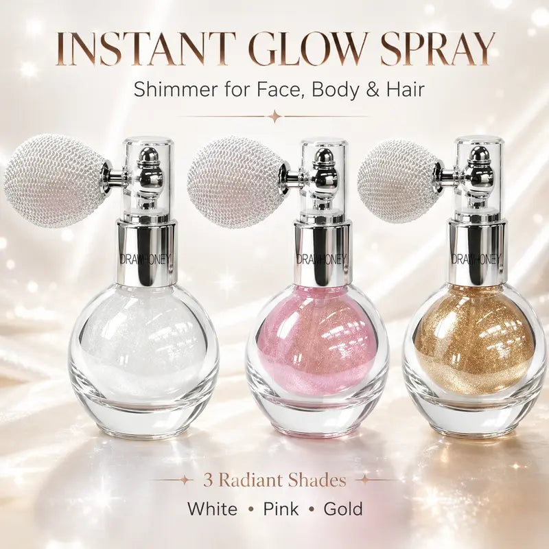 Shimmer Highlight Powder Mist – Face, Body & Hair