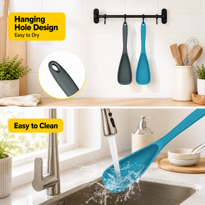 Multifunction Cooking Spoon Spatula for Non Stick Cookware BPA Free One Piece Design