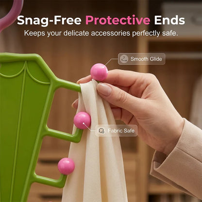 V-Shaped Double-Sided Multi-Purpose Hanger Organizer