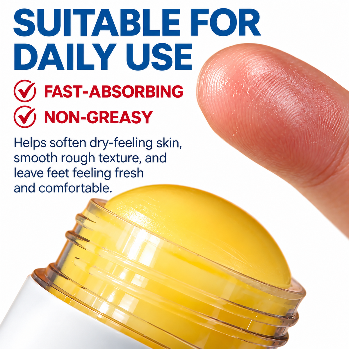 40g Urea Foot Care Stick, Moisturizing Hydrating Foot Care Cream
