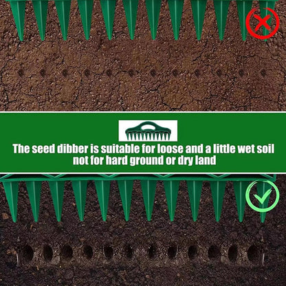 35% OFF🌱Garden Seed Spacer & Dibbler – 12-Hole Precision Planting Tool