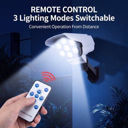 📢📢⚡Simulated security camera with LED solar light