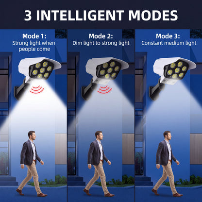 📢📢⚡Simulated security camera with LED solar light