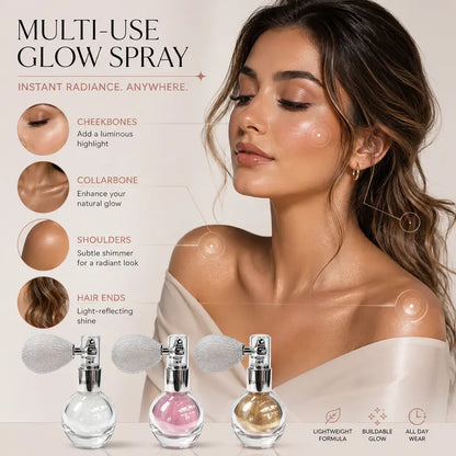 Shimmer Highlight Powder Mist – Face, Body & Hair