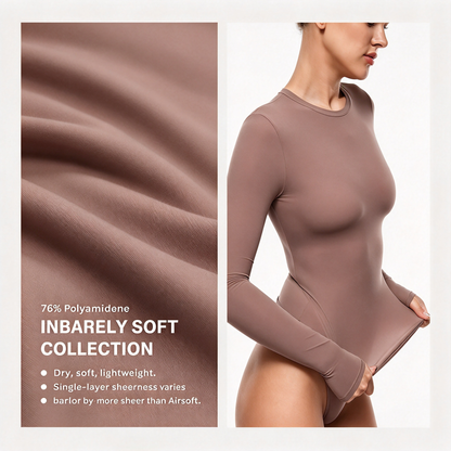 Soft Single-Layer Basic Long Sleeve Shirts See Through Breathable Wear Casual Sporty Shirt