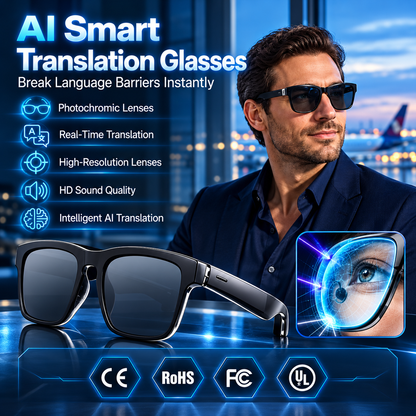 AI Smart Bluetooth Glasses