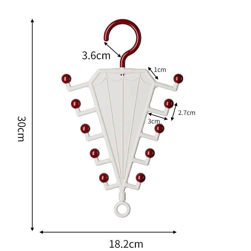 V-Shaped Double-Sided Multi-Purpose Hanger Organizer