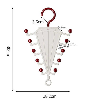 V-Shaped Double-Sided Multi-Purpose Hanger Organizer