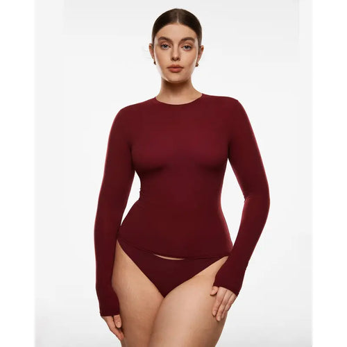 Soft Single-Layer Basic Long Sleeve Shirts See Through Breathable Wear Casual Sporty Shirt