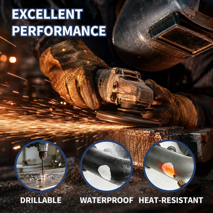 Steel Reinforced Epoxy Repair Putty for Metal Wood Concrete and PVC
