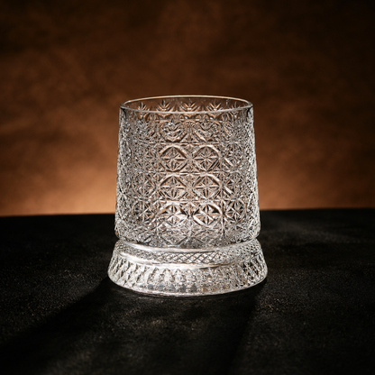 360° Spinning Crystal Whiskey Glass