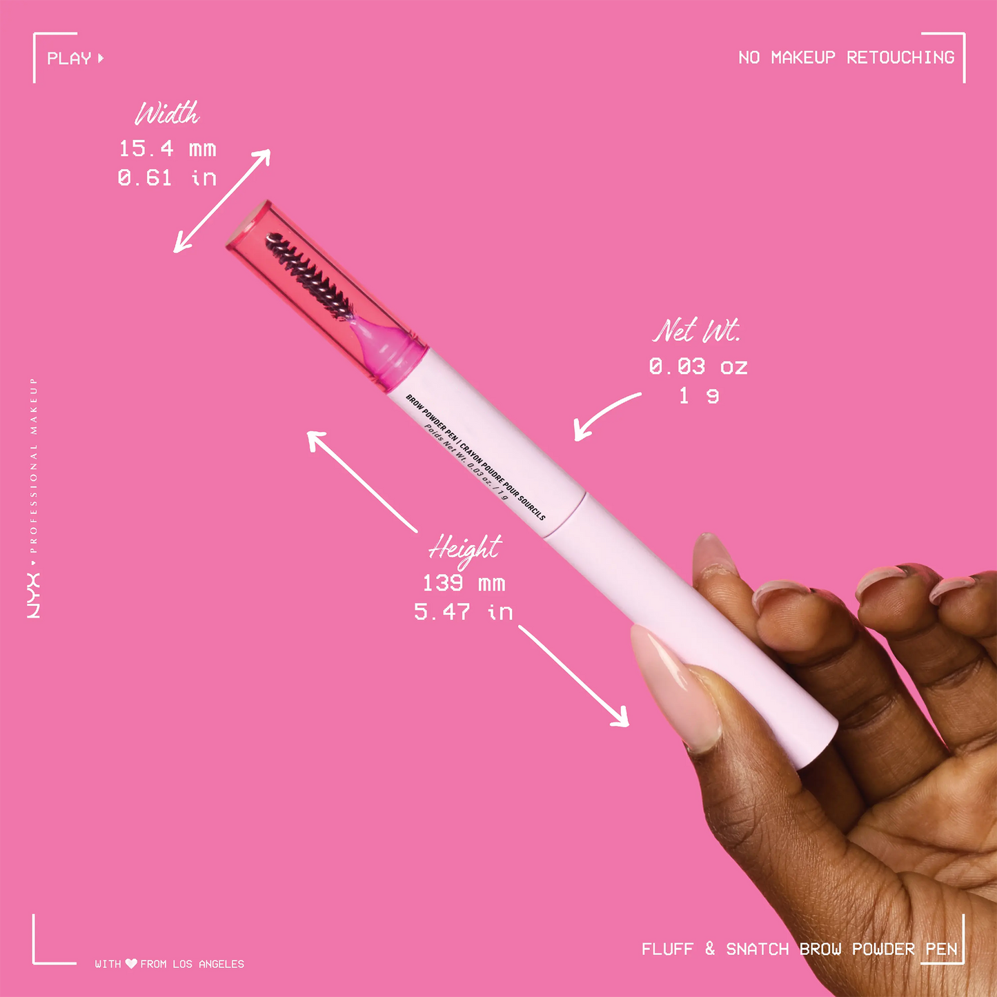 24H Long Lasting Eyebrow Powder Pen