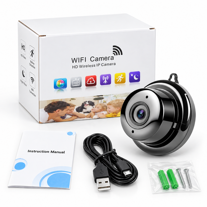 [Upgraded ultra-invisible] No-plug camera