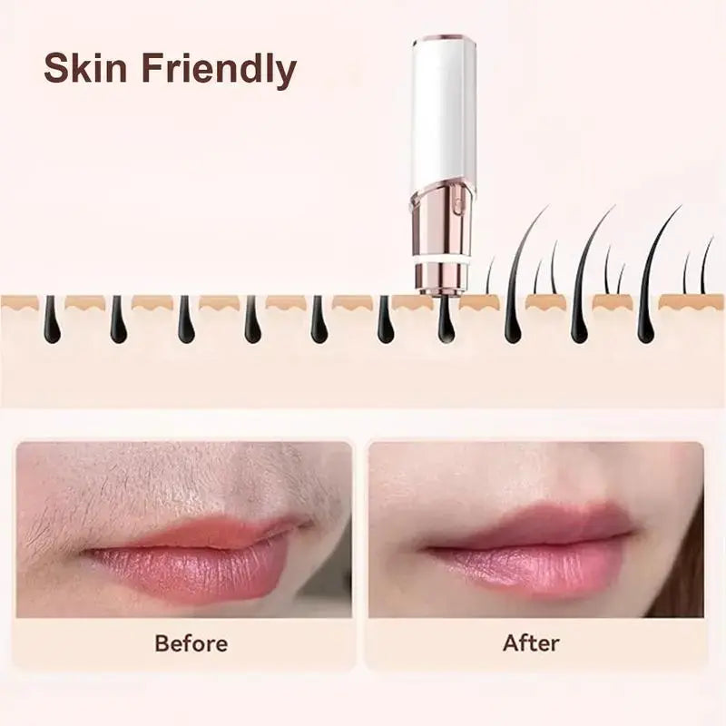 2-in-1 Eyebrow & Facial Hair Trimmer