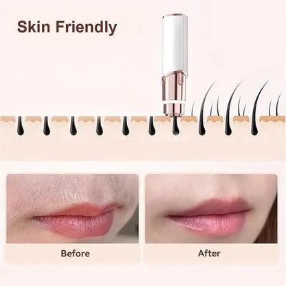2-in-1 Eyebrow & Facial Hair Trimmer