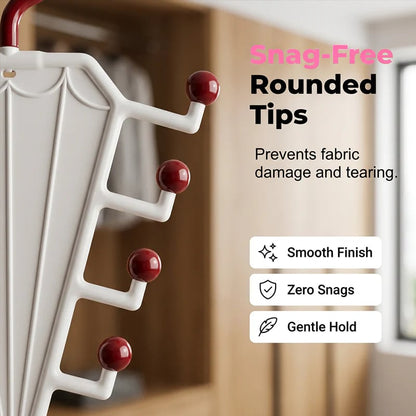 V-Shaped Double-Sided Multi-Purpose Hanger Organizer