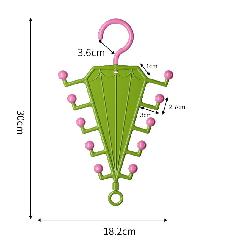 V-Shaped Double-Sided Multi-Purpose Hanger Organizer