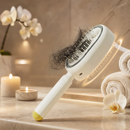 Essential Oil Mist Air Cushion Massage Comb Self Cleaning Anti Static Hair Care Brush