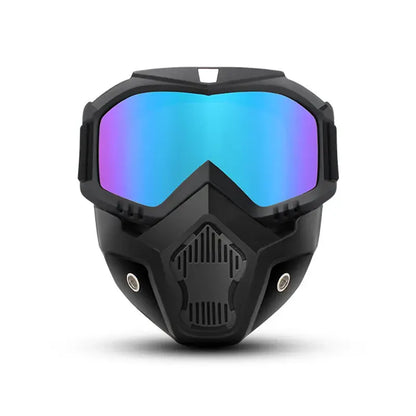 🛠️Detachable Full Face Goggle Mask