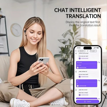 🎁🔥Wireless Bluetooth AI Translation Earphone With LED display screen(Fit iOS & Android)