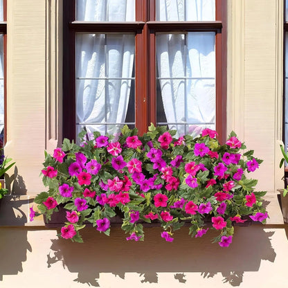 Last Day 60% OFF🔥 Fade-Proof, UV-Resistant Artificial Petunias – Vibrant, Colorfast Outdoor Flowers for Patio & Garden