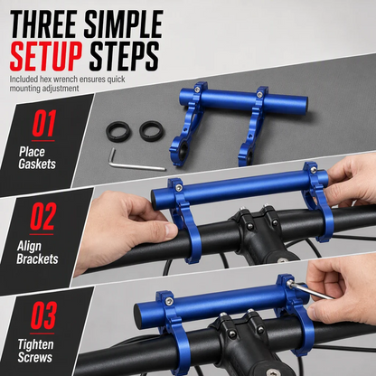 Multi-Functional Bicycle Extender Bracket