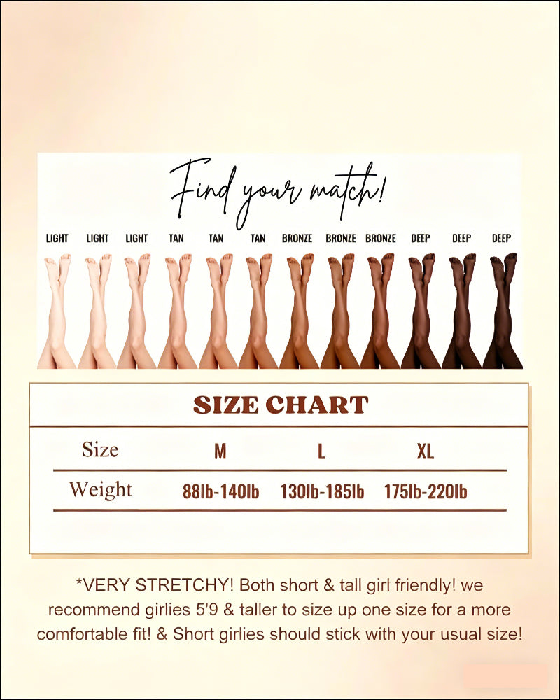 Semi-Transparent Single Seam Fleece Lined Tights
